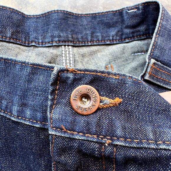 Crazy Vintage Buddy Lee Cant Bust Em Cinch Back Jeans - Picture 4 of 8